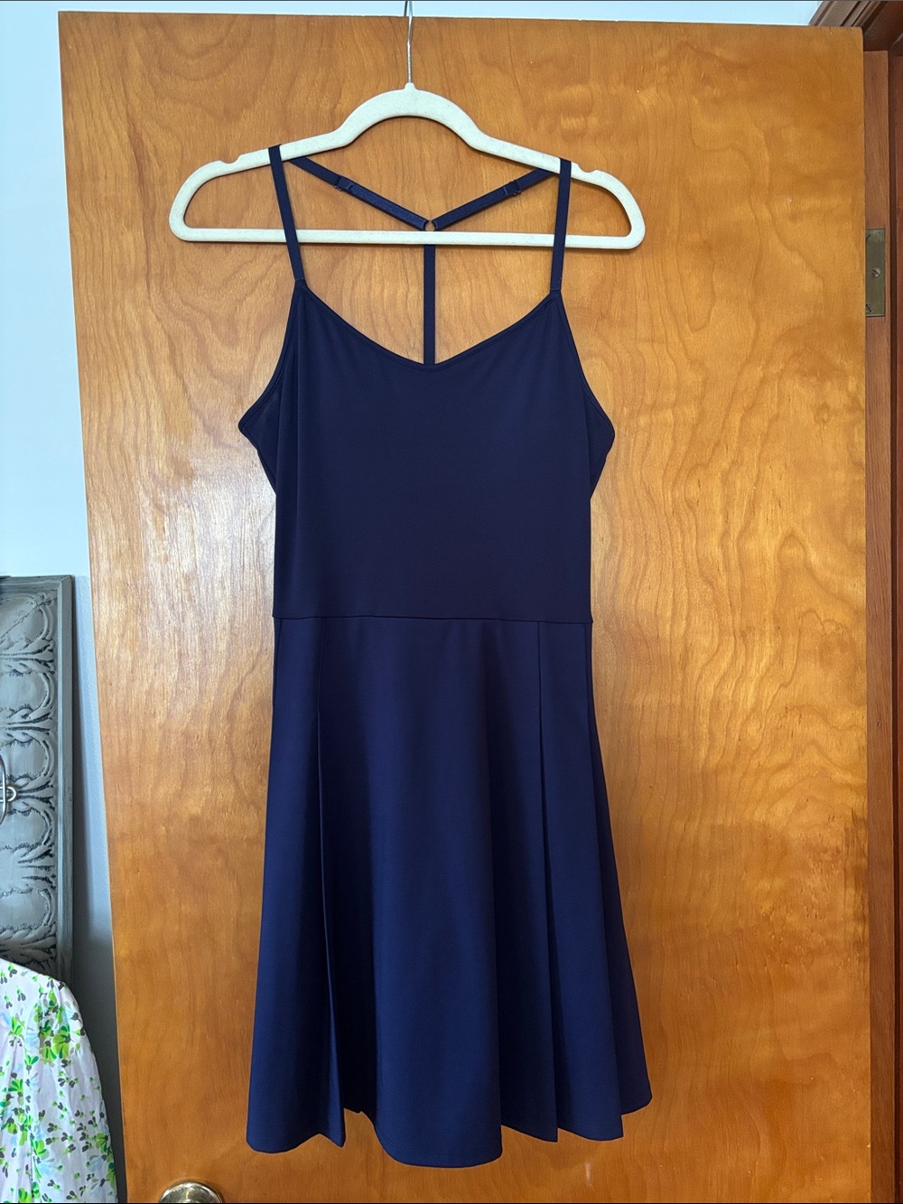 Tommy Bahama Navy Strappy A-Line Mini Dress